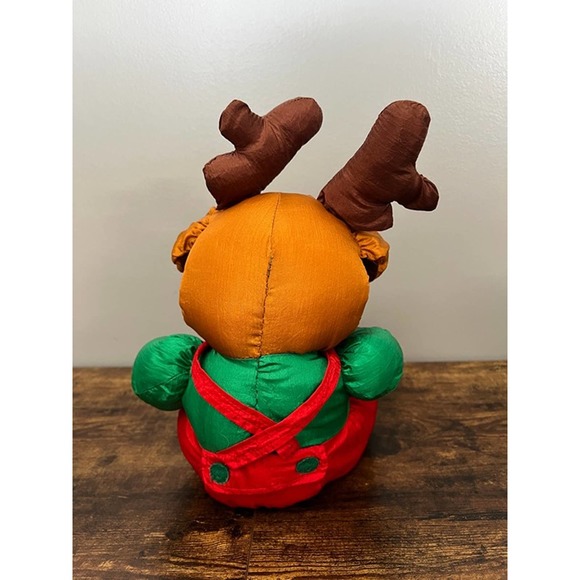 Nylon Holiday Reindeer Plush - Picture 4 of 7